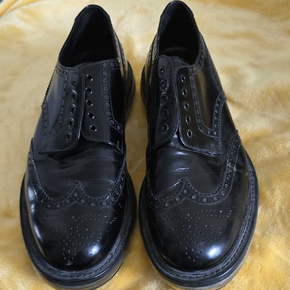 Prada Glossy Black Men's Derbys